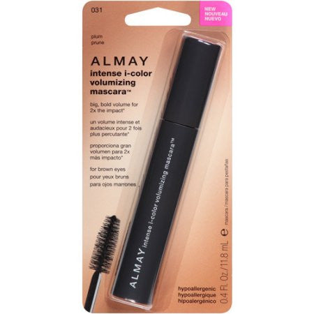 ALMAY Intense I-Color Volumizing Mascara For Brown Eyes, Plum (031) - ADDROS.COM